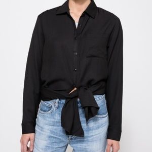 Stelen Wrap Shirt (Navy)